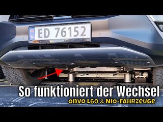 Onvo L60 & NIO-Fahrzeuge Akkuwechsel: In 3 Minuten wieder volle Power!