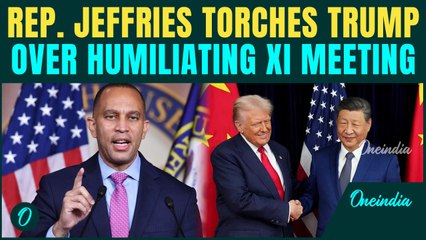 ‘Trump Punked by Beijing?’ Rep. Hakeem Jeffries MOCKS Trump’s HUMILIATION By Xi in China | Video