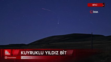 Lemmon kuyruklu yıldızı Bitlis semalarında parladı