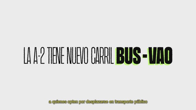 El nuevo carril BUS-VAO de la A-2 comenzará a funcionar a principios de 2026