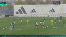 Momentazo con Vinicius y Mbappé en el entreno del Madrid: Vini marca el gol para ganar y se monta un jolgorio