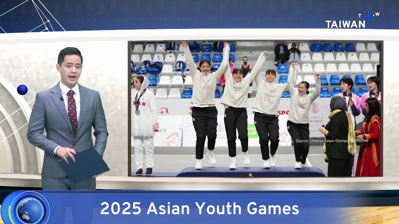 Taiwan Bags 40 Medals at 2025 Asian Youth Games in Bahrain
