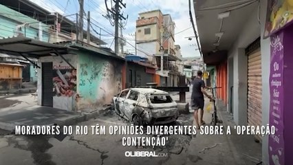 Moradores do Rio têm opiniões divergentes sobre a 'Operação Contenção'