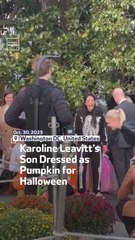 Karoline Leavitt’s Son Dressed as Pumpkin for Halloween