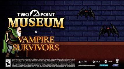 Two Point Museum x Vampire Survivors Official Update Launch Trailer