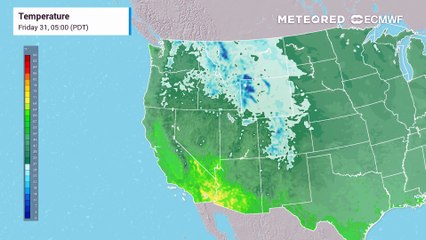 Unseasonably warm in the West this weekend with temperatures well above average.