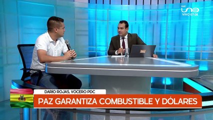 PAZ GARANTIZA COMBUSTIBLE Y DOLARES