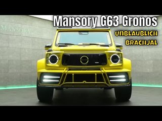 2024 Mercedes-AMG G63 als Mansory Gronos: irrer 850 PS Geländewagen-Monster!