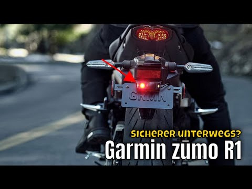 Garmin zūmo R1 Radar: Mehr Sicherheit fürs Motorrad | Totwinkelwarner zum Nachrüsten
