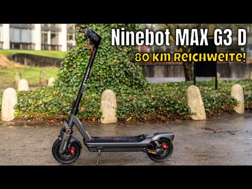 2025 Ninebot MAX G3 D: E-Scooter mit 80 km Reichweite im Detail