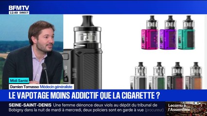 Le vapotage est-il moins addictif que la cigarette?
