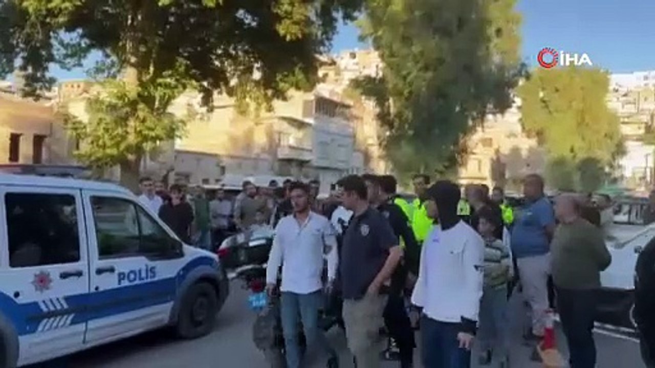 Kaza sonrası kavga kamerada