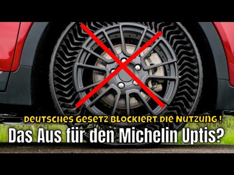 Deutsches gesetzt blockiert den revolutionären michelin uptis, einen luftlosen reifen