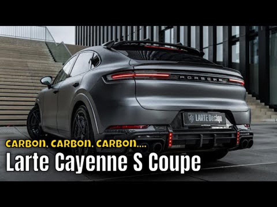 2025 porsche cayenne s coupe: ultimatives carbon-tuning von larte design