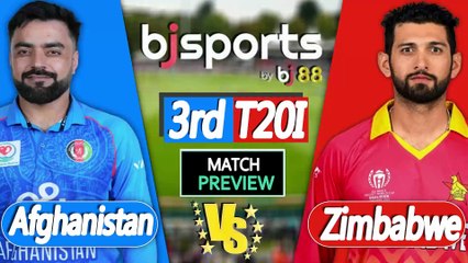 Afghanistan vs Zimbabwe 2025 | AFG vs ZIM 3rd T20 Match Preview |