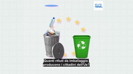 Ridurre, riutilizzare, riciclare: i rifiuti degli imballaggi prodotti dai cittadini dell'Ue