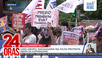 Ilang grupo, nagsagawa ng kilos-protesta laban sa katiwalian | 24 Oras