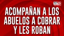 Tremendo: acompañan a los abuelos a cobrar y les terminan robando todo