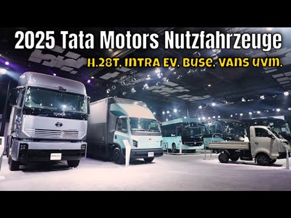 Tata Motors Nutzfahrzeuge 2025 auf der Bharat Mobility Expo