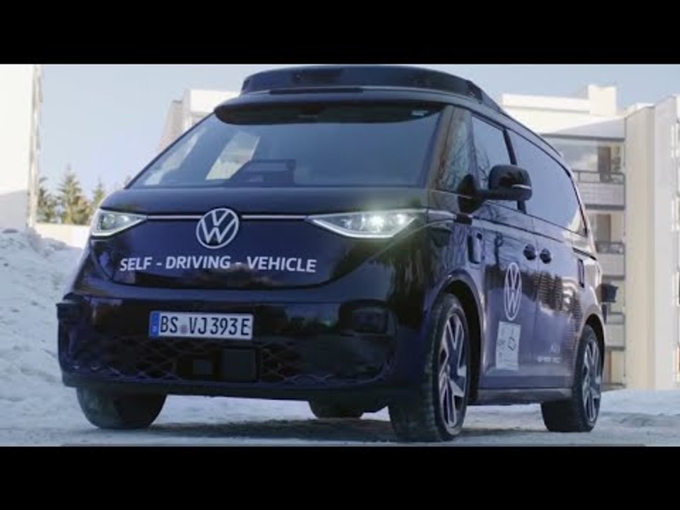 MOIA testet ID. Buzz AD bei -20°C: Autonomes Fahren im Winter-Härtetest!