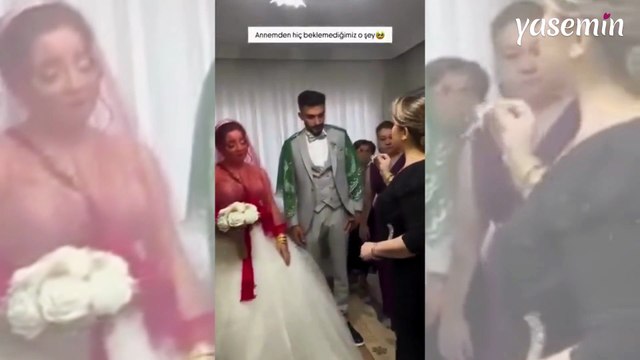 Gelin almasında anne damat adayına gözdağı verdi: Sosyal medya ikiye bölündü!