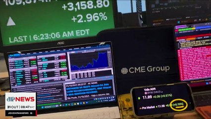 Bolsas de Nova York abrem em alta puxadas pela tecnologia | MINUTO TOURO DE OURO - 31/10/25