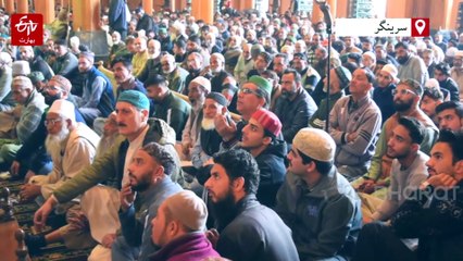 میرواعظ نے کی غزہ میں جاری اسرائیلی جارحیت کی مذمت، امریکی جوہری تجربات کے فیصلے پر جتایا گہرا تشویش