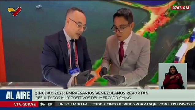 Empresario venezolano Frank Sanoja destaca los resultados positivos en la Expo Feria Qingdao 2025