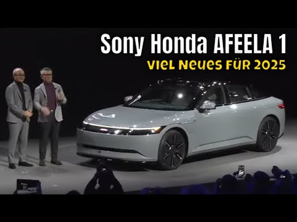 Sony Honda AFEELA 1 zur CES 2025: Revolutionäres Elektroauto mit neuen High-Tech-Features