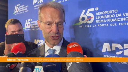 Troncone "Quest'anno Fiumicino supererà i 50 milioni di passeggeri"