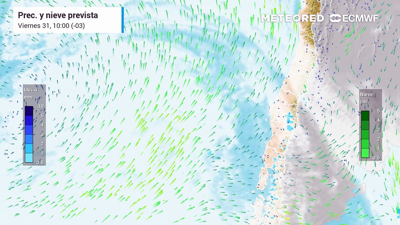 Precipitaciones en la Región Metropolitana