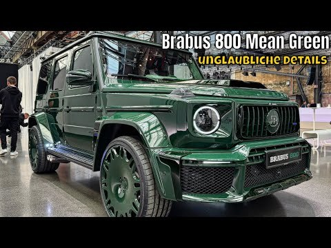 Mercedes-AMG G63 (2025) als BRABUS 800 MEAN GREEN mit 800 PS & 1.000 NM