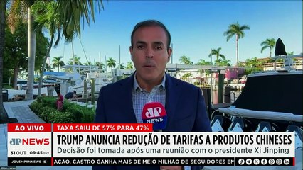 Tarifas dos EUA contra o Brasil ficam no topo após Trump reduzir taxa da China