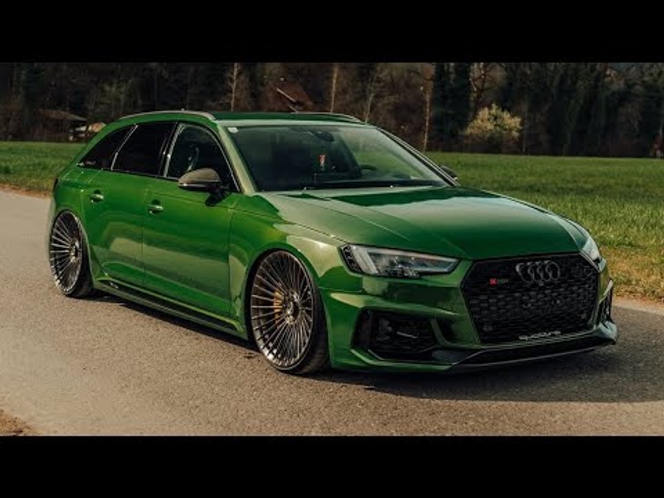 Audi rs 4 avant (b9) mit airrde & vossen-s17-05 felgen – stilbruch oder statement?