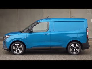 2025 Ford E-Transit Courier in Digital Aqua Blue: Kompakter Elektro-Van im Detail