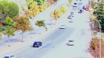 Ehliyetsiz Sürücü Dronedan Kaçamadı!