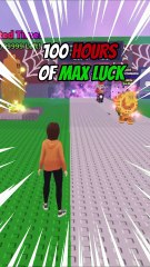 100 Hours of MAX LUCK In Steal A Brainrot NEW Update 🙏💀 #stealabrainrot #roblox
