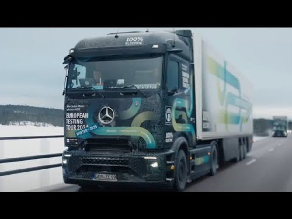 Mercedes-Benz eActros 600: Effizienz im Winter bewiesen