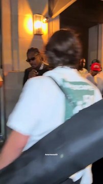 Cardi B and Stefon Diggs at night club in Paris