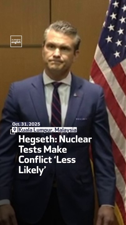 Hegseth Nuclear Tests Make Conflict ‘Less Likely’