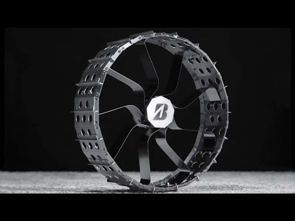 Mondreifen von Bridgestone: So sieht der neue Rover-Reifen wirklich aus!