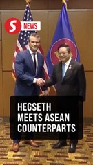 Hegseth meets with Asean counterparts, praises 'successful' defence summit