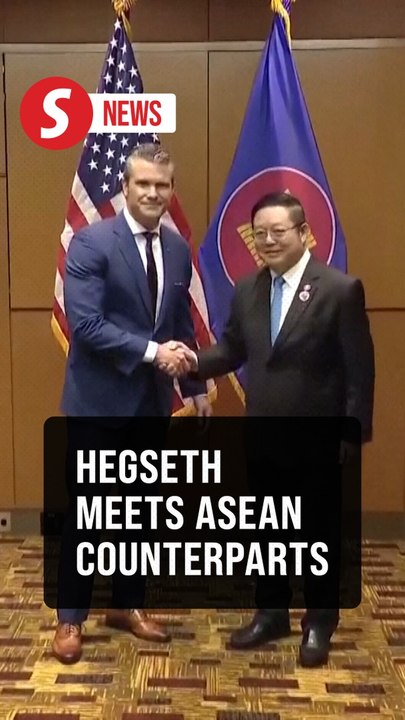 Hegseth meets with Asean counterparts, praises 'successful' defence summit