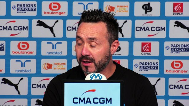 Roberto De Zerbi (Marseille) : « Les blessures sont le point noir de cette période » - Foot - Ligue 1 - OM