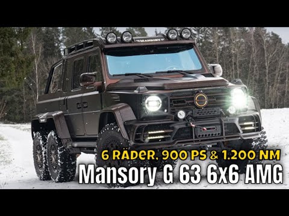 2024 Mercedes-AMG G 63 (W463A): Krasser Mansory 6x6 Umbau mit Kupferoptik!