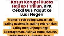 Ya Allah gusti Mentri Agama dan Ketua Banser kok korupsi