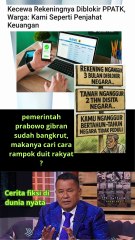 Yang b..j....n ini pemerintah atau yg punya rekening sih...