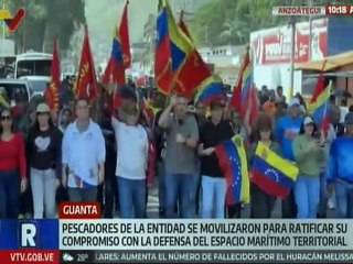 Anzoátegui | Pescadores se movilizan en Guanta en la defensa del espacio marítimo venezolano