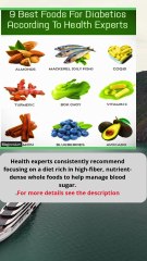 🍎 9 Best Foods for Diabetics (Blood Sugar Control)