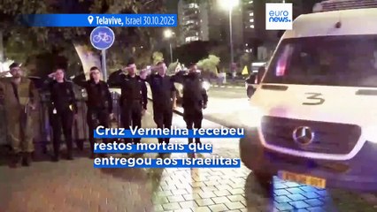 Hamas devolve a Israel os restos mortais de mais dois reféns